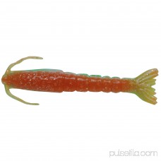 Berkley Gulp! Shrimp Soft Bait 3 Length, Root Beer Gold/Chartreuse, Per 6 000982516